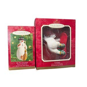 Hallmark Keepsake Ornament Coca-Cola Polar Bear & Snowman
